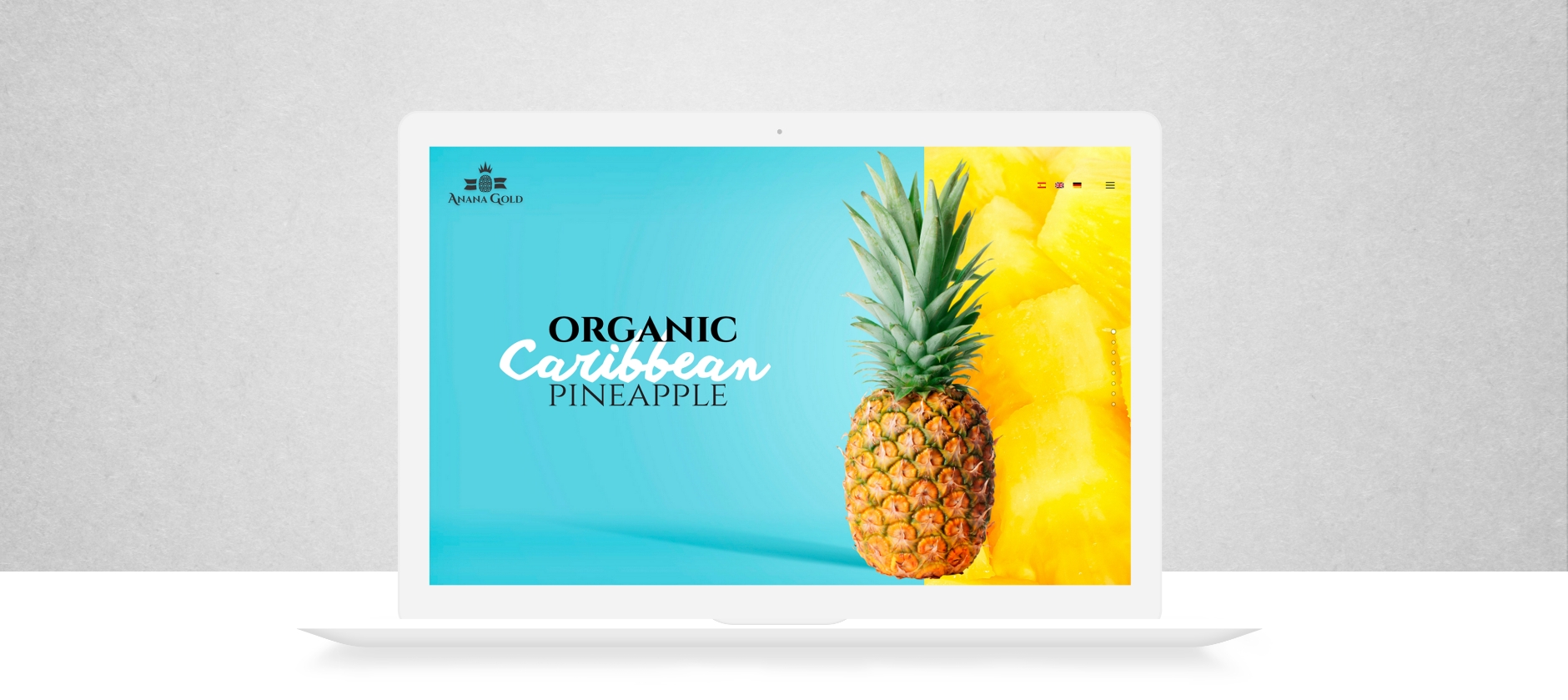 organic caribbean pineapple